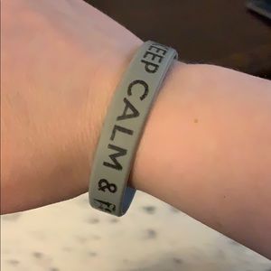 Cancer awareness bracelet